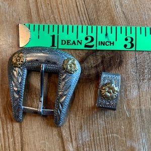 Ranger antique belt buckle and keeper